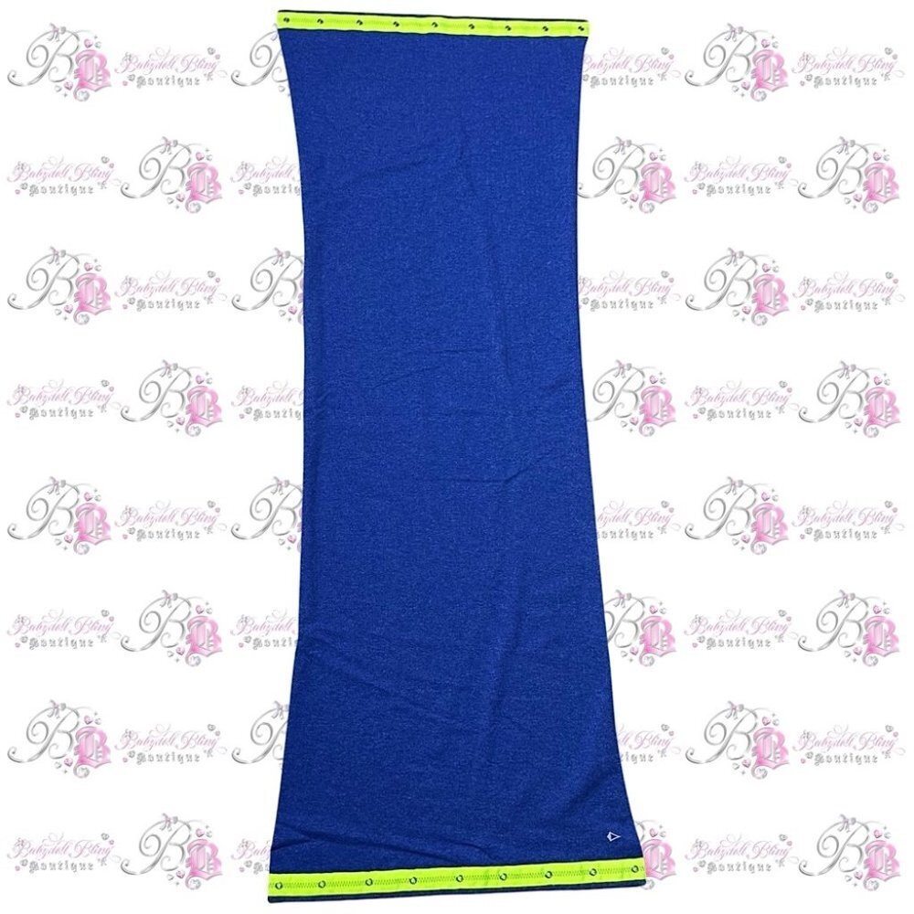 Ivivva scarf snap button versatile blanket scarf large circle style blue neon